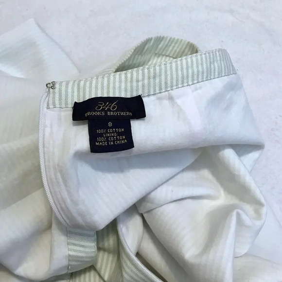 Brooks Brothers 346 Striped Straight Skirt Women 8 - Picture 11 of 12
